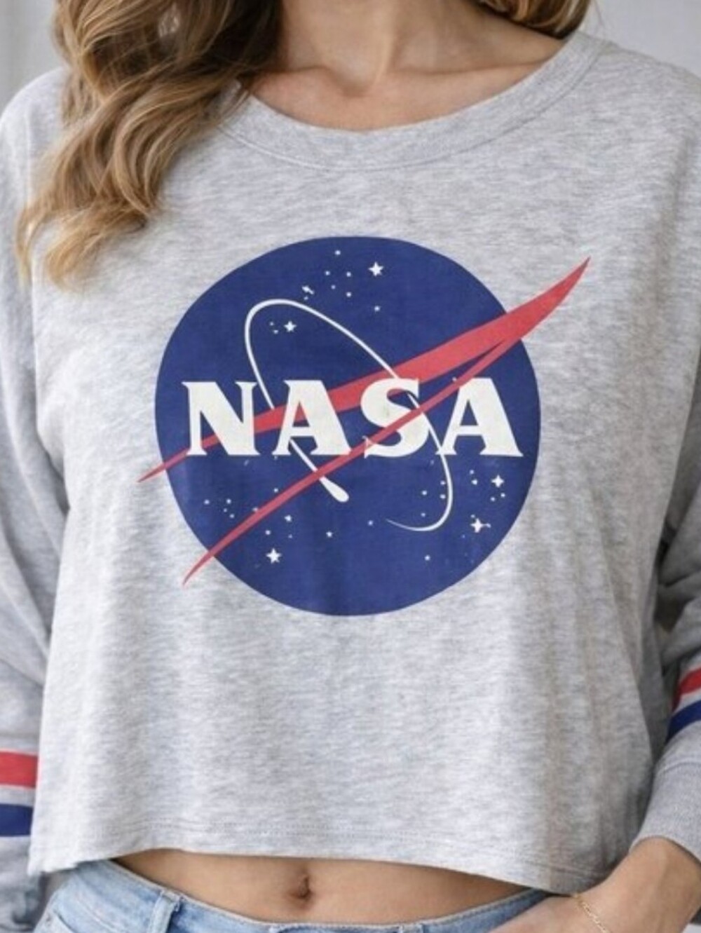 NASA Size M Crewneck Sweater Divided By H&M